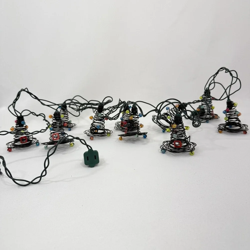 (4) Vintage Halloween Witch's Hat String Lights Set Of 10 Lights‎ Each